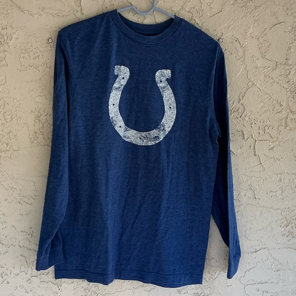 Indianapolis Colts NFL Game Day Women’s Long Sleeve T-Shirt Blue Size XXL NEW
